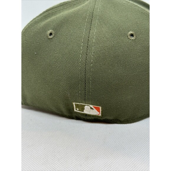 Chicago White Sox New Era MLB Cooperstown 59FIFTY Fitted Hat~7 Green Orange - Picture 5 of 8